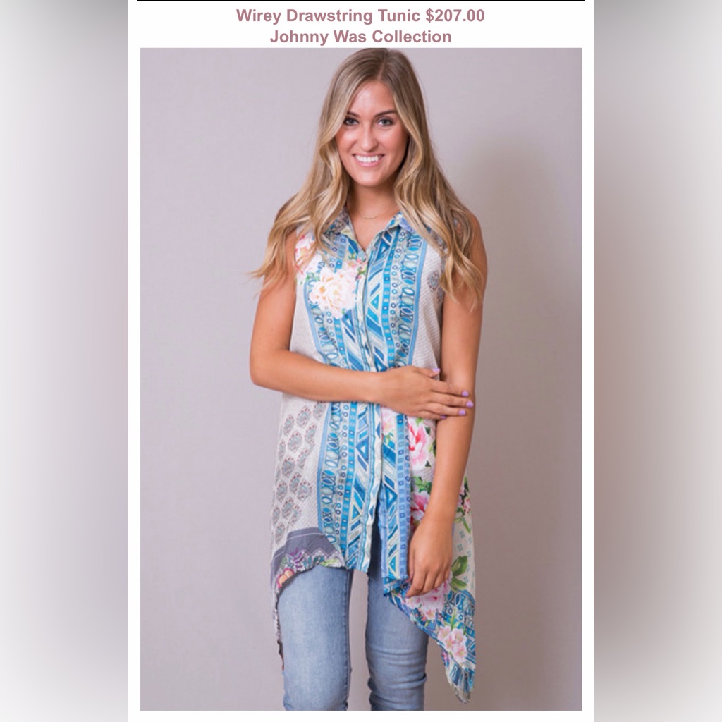 Johnny Was Drawstring Tunic